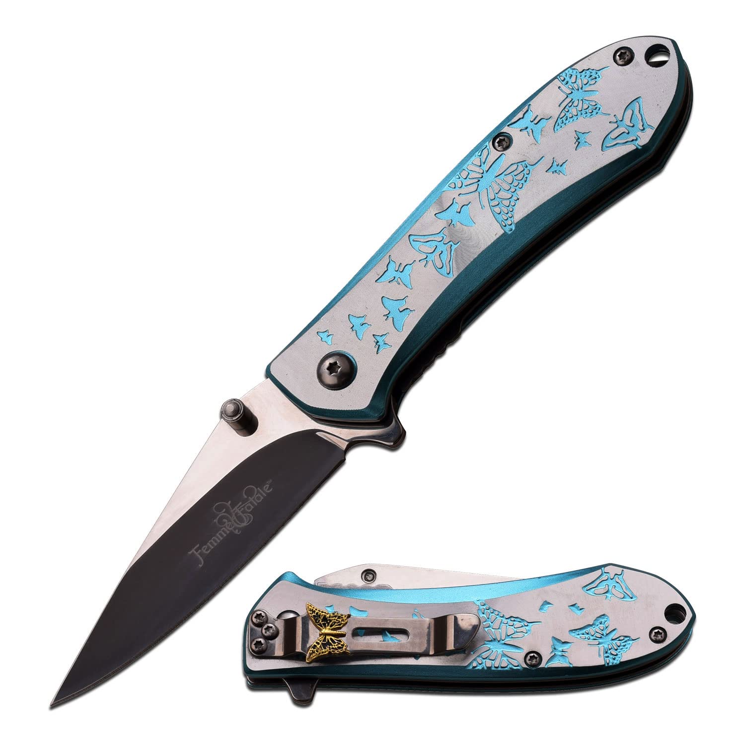 Amazon.com : Femme Fatale – Spring Assisted Open Folding Pocket